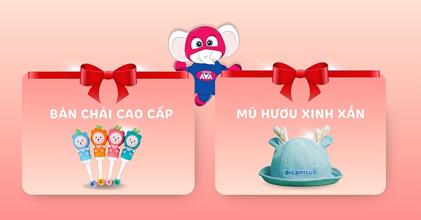 Thực phẩm bảo vệ sức khỏe mua 1 tặng 1 bàn chải trẻ em hoặc mũ hươu