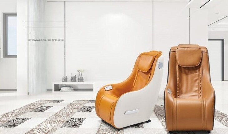 Ghế massage mini thường có 2 bộ phận chính là da ghế và động cơ Ghế massage mini thường có 2 bộ phận chính là da ghế và động cơ