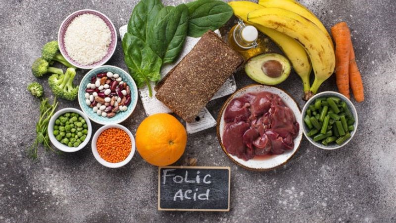 Thực phẩm giàu folate giúp ngăn ngừa sự phát triển của virus.