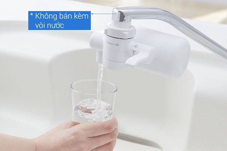Thiết bị lọc nước tại vòi Panasonic TK-CJ300 được thiết kế nhỏ gọn, dễ dàng lắp đặt và sử dụng mọi nơi