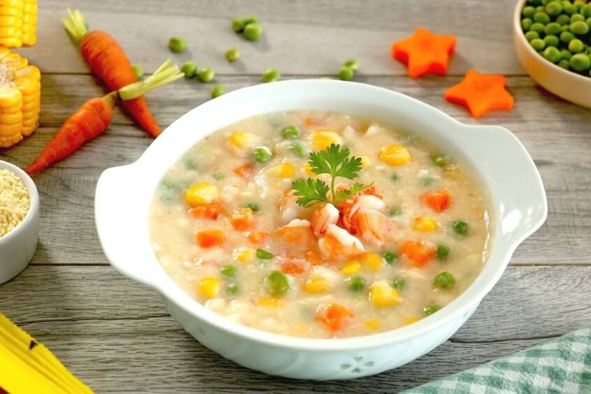 Gợi ý cách nấu súp tôm cho bé siêu ngon