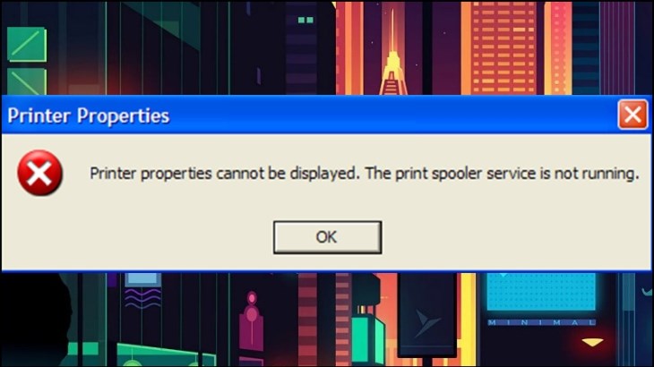 Nguyên nhân bị lỗi Print Spooler khi in
