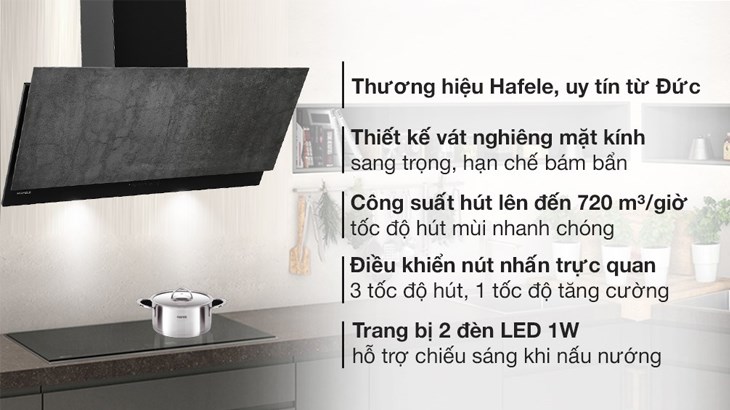 Máy hút mùi áp tường Hafele HH-WVS90A hiện đang được bán với giá 21.990.000 đồng (giá được cập nhật vào tháng 09/2023, có thể thay đổi theo thời gian)