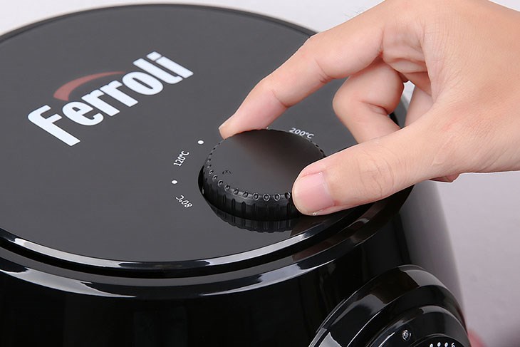 Nồi chiên không dầu bị hỏng nút vặn làm bạn không thể tùy chỉnh chức năng, nhiệt độ và thời gian nấu