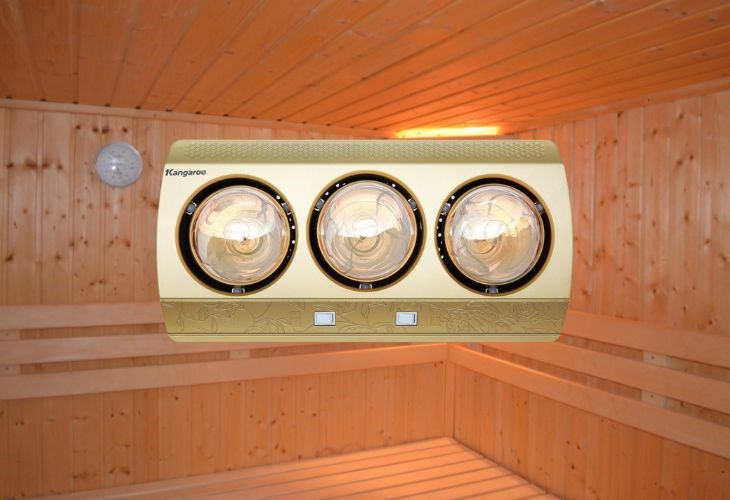 Tính năng tiết kiệm năng lượng của đèn sưởi nhà tắm Kangaroo KG3BH01 825W giúp tiêu tốn ít điện năng 