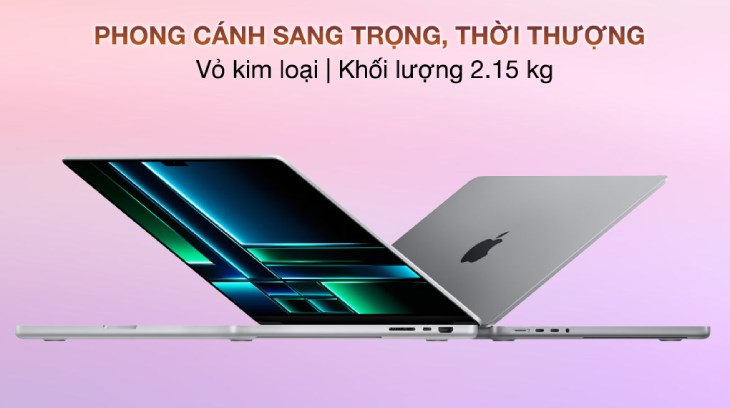 Laptop Apple MacBook Pro 16 inch M2 Pro 2023 12-core màu bạc thời thượng, phù hợp với mọi đối tượng