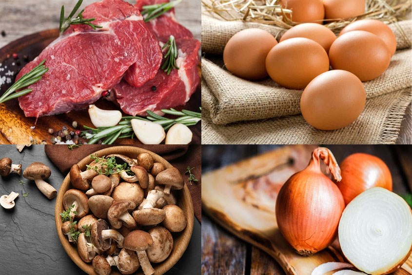 Súp thịt bò với nấm thích hợp cho trẻ từ 7 tháng tuổi trở lên