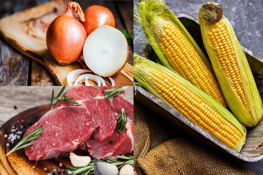 Súp thịt bò với ngô sánh mịn cho bé ăn dặm