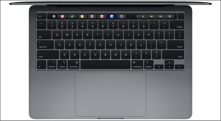 Bàn phím MacBook sử dụng rất êm và nhạy