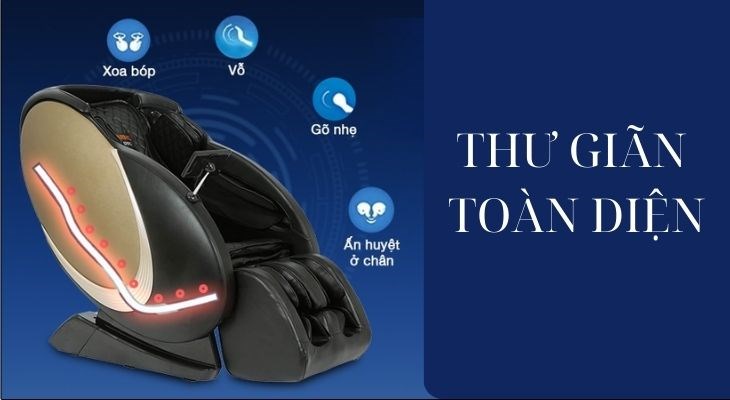 Ghế Massage Airbike Sport MK-335 mang đến cho bạn sự thư giãn toàn diện