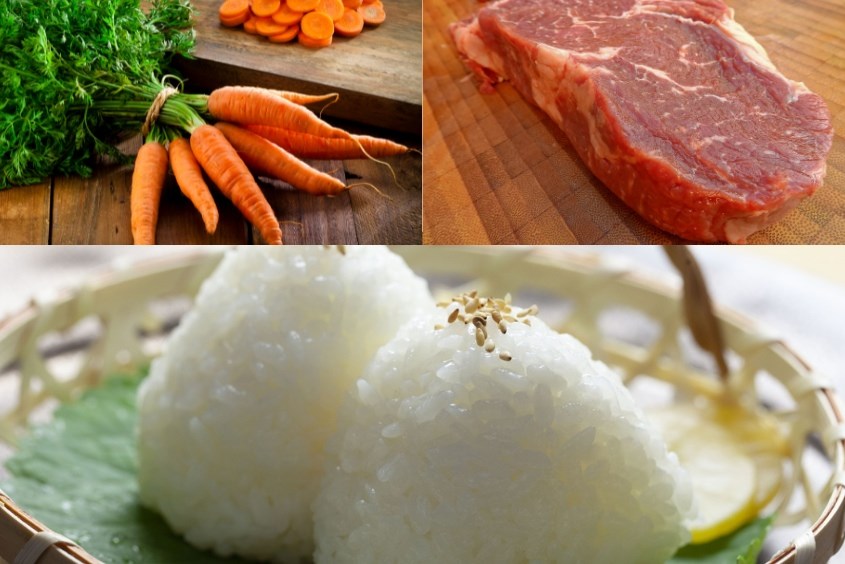 Trang trí món cơm thịt bò cho bé bắt mắt sẽ giúp bé thích ăn hơn