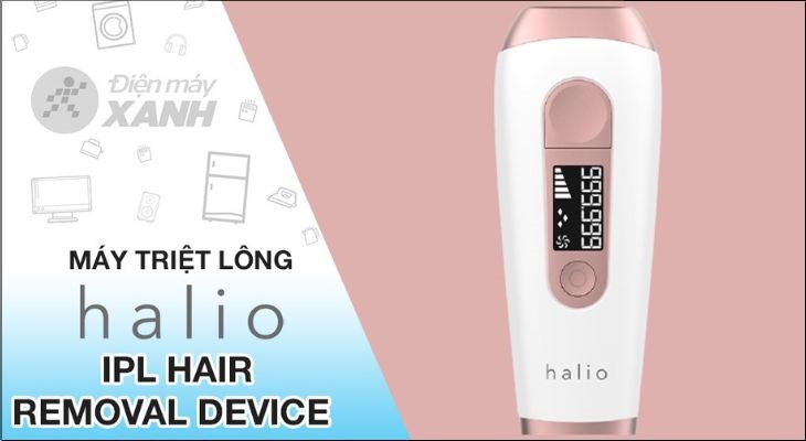 Máy triệt lông cá nhân Halio IPL sử dụng công nghệ ánh sáng IPL