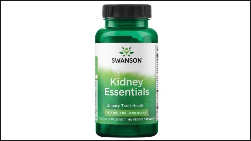Viên uống bổ thận Kidney Essential Swanson hỗ trợ chức năng đường tiết niệu