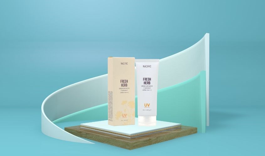 Kem chống nắng làm dịu và phục hồi da Nacific Fresh Herb SPF 50+ PA++++ 50 ml