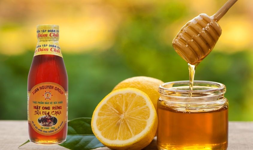 Mật ong rừng nguyên chất pha sữa ong chúa Xuân Nguyên 200 ml