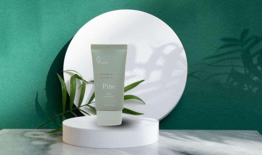 Kem chống nắng thanh lọc và phục hồi da 9 Wishes Pine SPF 50+ PA++++ 50 ml