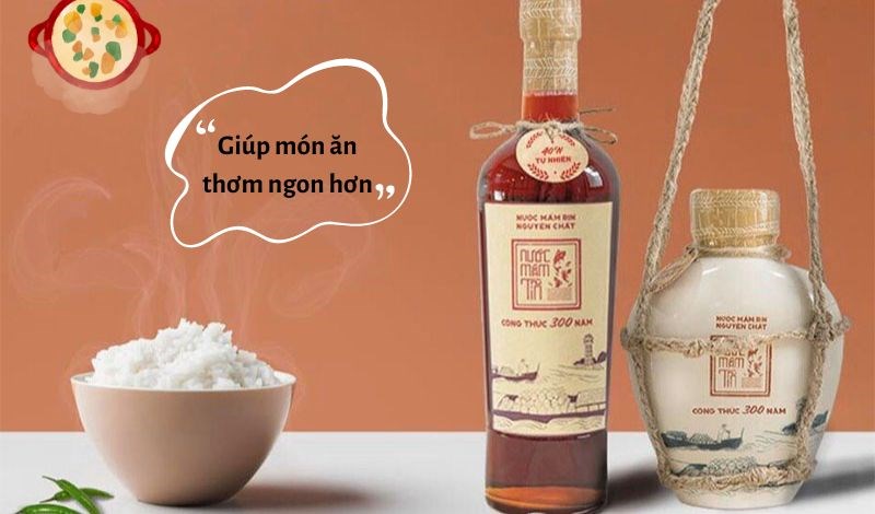 Nước mắm truyền thống giúp cho bữa ăn được trọn vẹn, mùi thức ăn thơm ngon hơn, hấp dẫn và kích thích vị giác