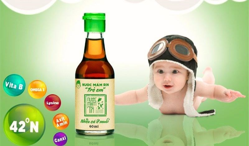 Nước mắm Tĩn ăn dặm cho bé 42°N chai 60 ml (từ 6 tháng)