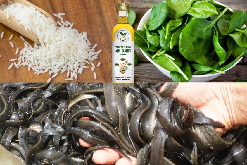 Cách nấu cháo cá chạch cho bé với cải bó xôi