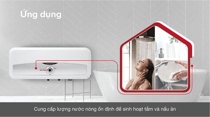 Máy nước nóng gián tiếp Ariston 20 lít 2500W SL2 20 RS 2.5 FE mang đến nhiều công dụng cho người sử dụng