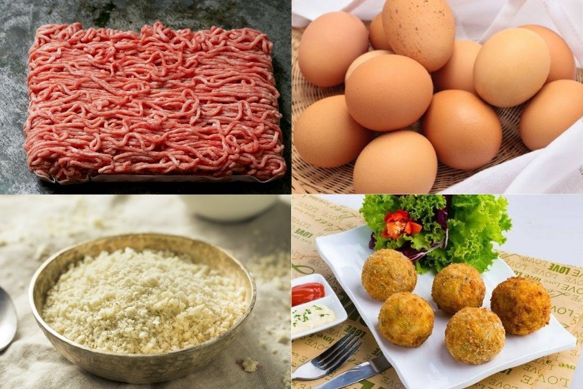 Thịt bò viên cho bé chiên xù