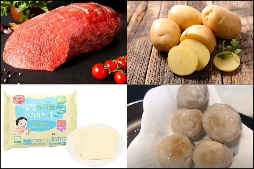 Thịt bò viên cho bé với phô mai