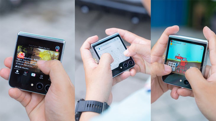 Máy được tích hợp màn hình phụ Flex Windows mới