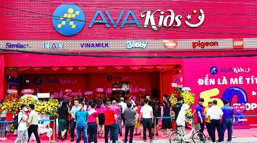 Chuỗi cửa hàng siêu thị AVAKids trên toàn quốc, chuyên cung cấp các sản phẩm mẹ và bé chính hãng, uy tín, chất lượng