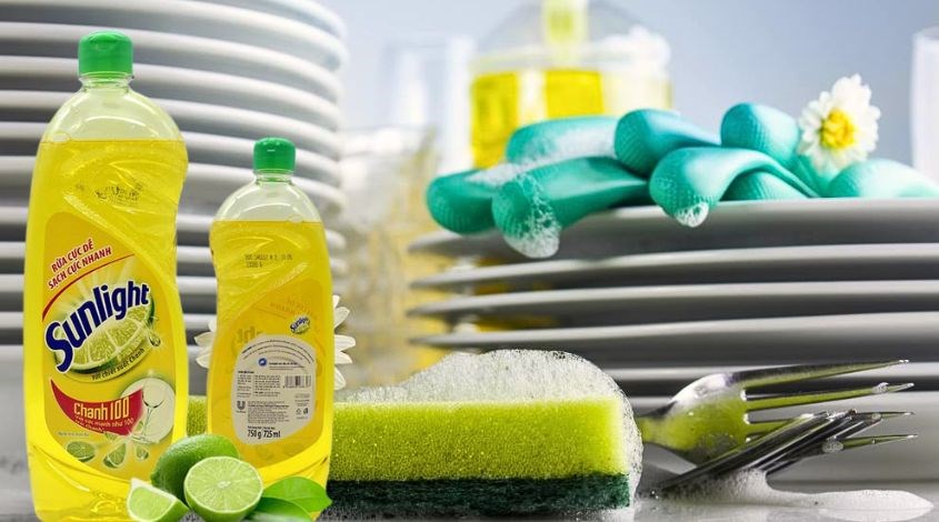 Hướng dẫn sử dụng nước rửa chén Sunlight hiệu quả