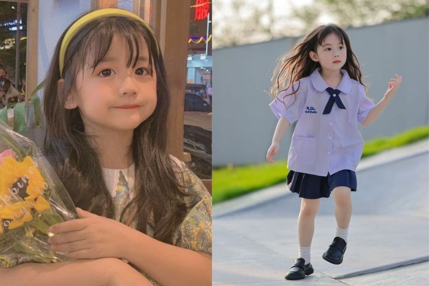 Những mẫu tóc layer dành cho bé gái