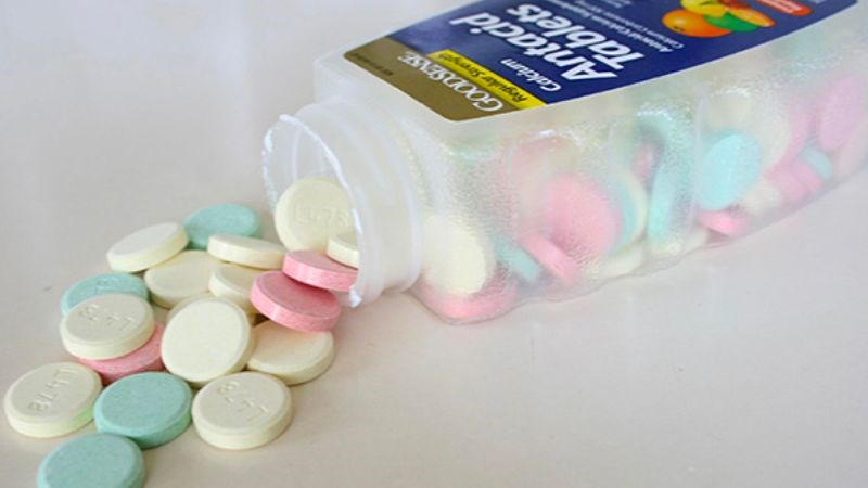 Các thuốc antacid có tác dụng trung hoà dịch vị dạ dày