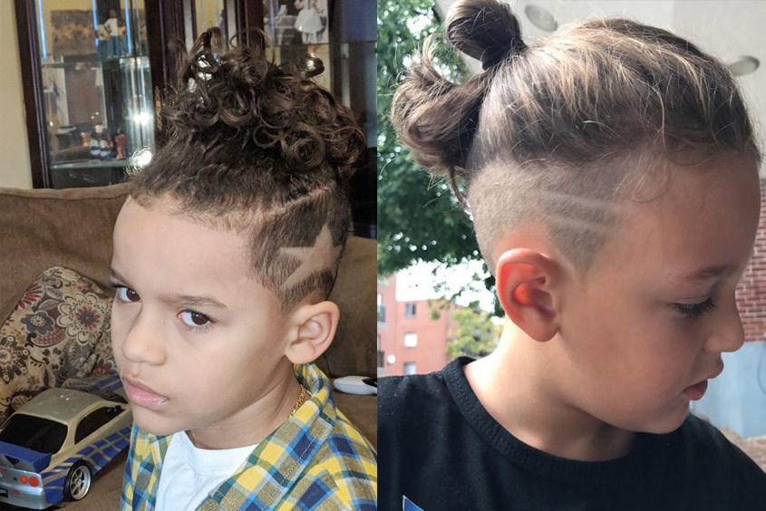 Tóc man bun mullet siêu ngầu, siêu cá tính cho bé trai