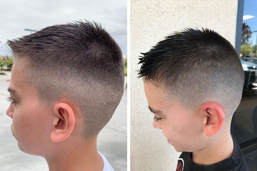 Tóc Faux Hawk Fade – Hiện đại canh tân