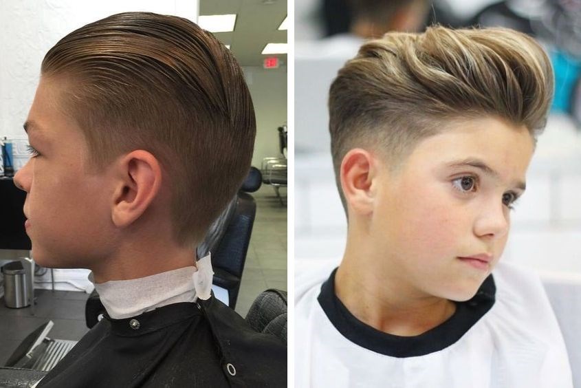 Tóc faux hawk cho bé trai tóc dài Tóc faux hawk cho bé trai tóc dài