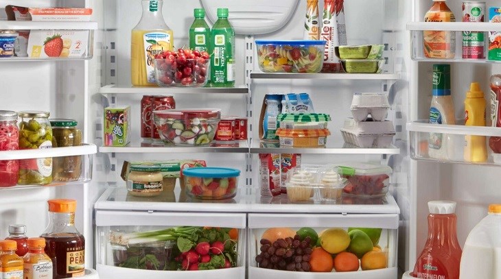 Sắp xếp thực phẩm hợp lý để khắc phục lỗi F3-01 trên tủ lạnh Hitachi