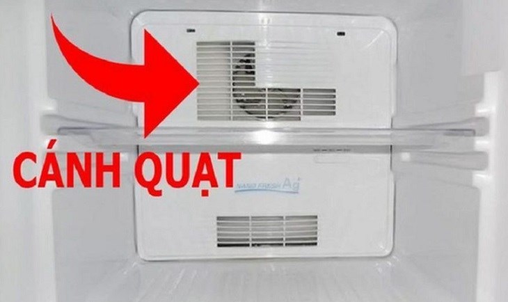 Quạt gió bị hỏng có thể gây ra lỗi F3-01 trên tủ lạnh Hitachi