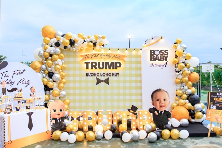 Trang trí thôi nôi bé trai theo nhân vật hoạt hình