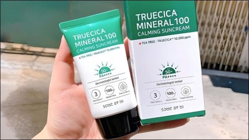 Kem chống nắng Some By Mi Truecica Mineral 100 Calming Suncream