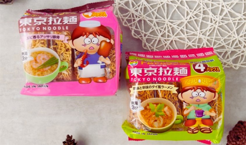Mì ăn dặm Tokyo Noodle có thành phần hoàn toàn thiên nhiên