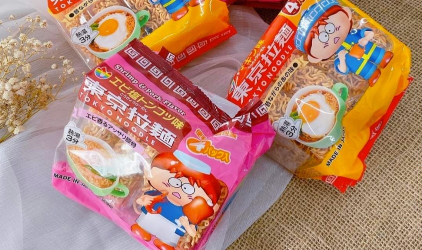 Mì ăn dặm Tokyo Noodle có thể sử dụng ăn khô hoặc nấu chín đều được