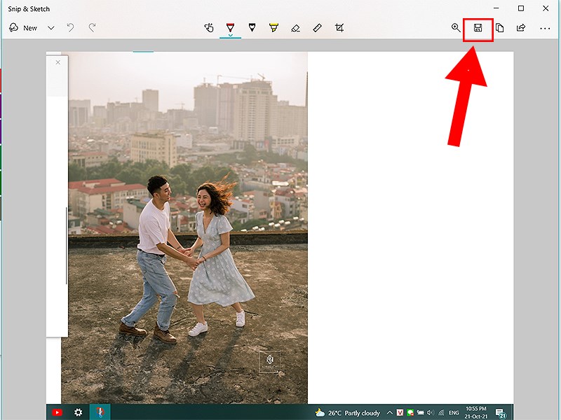 Bạn có thể Save vào thư mục tùy ý hoặc nhấn tổ hợp Ctrl + C để copy hình ảnh
