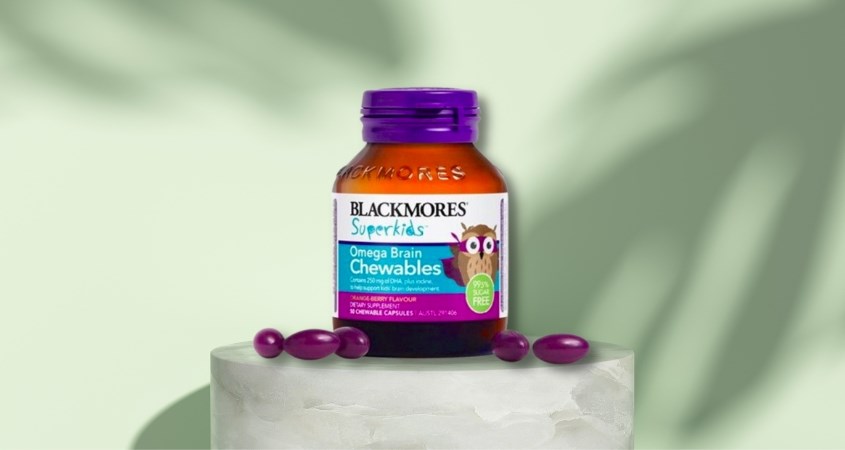 Viên nhai Blackmores Superkids Omega Brain