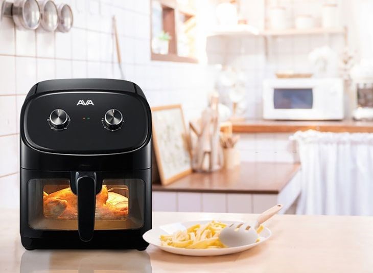 Nồi chiên có thiết kế nhỏ gọn, bắt mắt