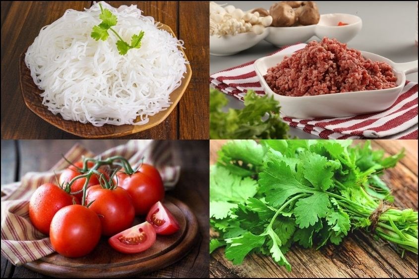Món bún thịt bò cho bé ăn dặm buổi sáng