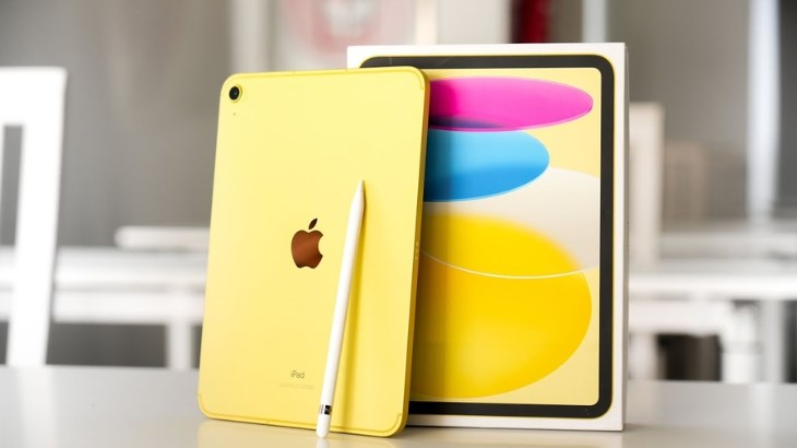 iPad Gen 10 sở hữu thời lượng pin lên đến 10 tiếng và công nghệ sạc nhanh