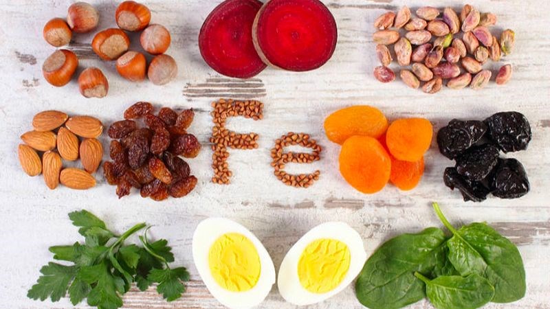 Những thực phẩm chứa nhiều sắt được sử dụng trong bữa ăn của người ăn chay