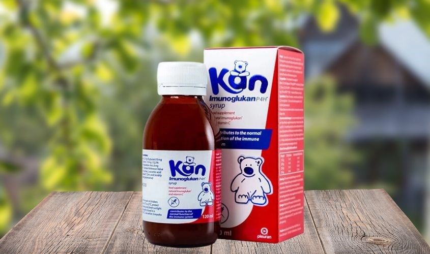 Siro Pleuran Kan Imunoglukan P4H tăng đề kháng 120 ml (từ 0 tháng)
