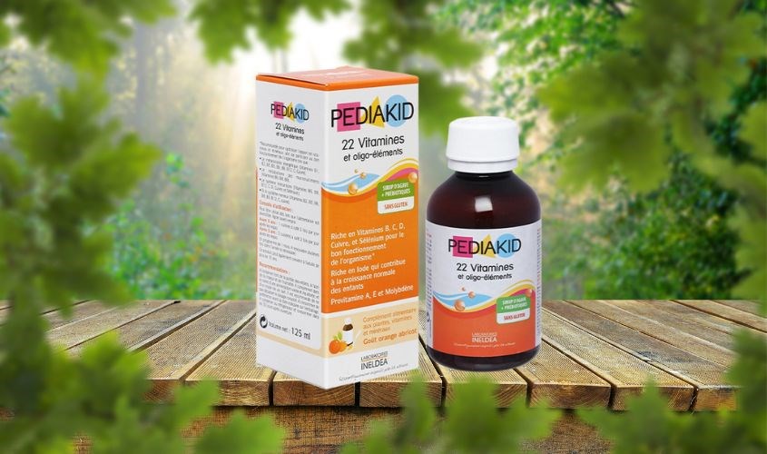 Siro Pediakid 22 Vitamines bổ sung vitamin và khoáng chất 125 ml (từ 1 tuổi)