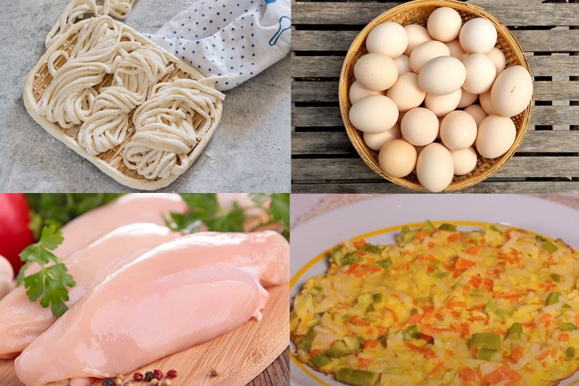 Bánh xèo Udon phong cách Nhật Bản