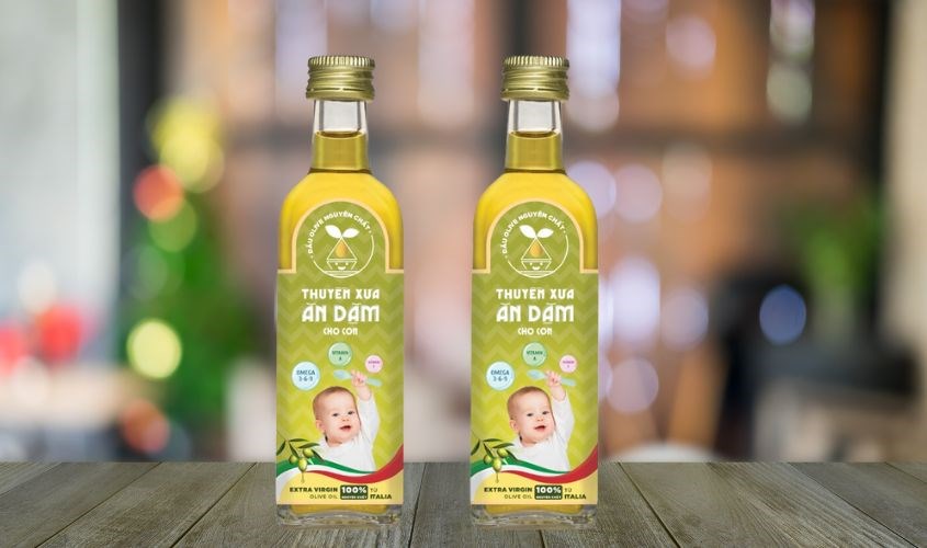 Dầu oliu Thuyền Xưa ăn dặm cho bé chai 65 ml (từ 6 tháng)